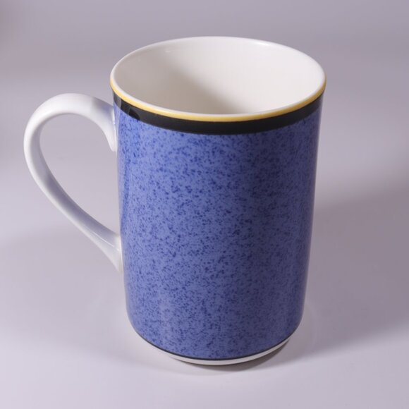 Victoria & Beale Casual Primary Mix 9049 Tall Coffee Mugs Blue Speckled Set of 6 - Picture 5 of 7